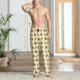thumbnail image 4 of KLL Mens Pajama Pants for Men,Mens Lounge Pants,Funny Gifts for Men,Men's Pajama Bottoms-Corn Sunflowers, 4 of 5