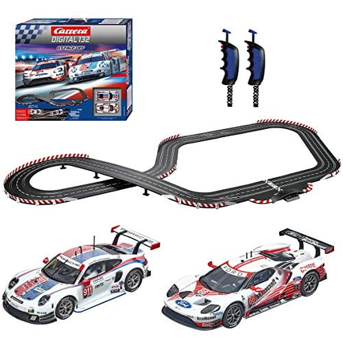 Carrera Digital 132 20030012 GT Face Off Digital Electric 1:32 Scale Slot  Car Racing Track Set for Racing up to 6 Cars at Once - Includes Two 1:32  Scale Cars & Two