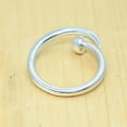 thumbnail image 5 of Solid Nail wrap ring, 925 Sterling Silver Ring, Adjustable Ring, Minimalist Ring, Handmade Ring, 5 of 8