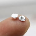 thumbnail image 7 of EOEMY 2000 Acrylic Faceted Round Flatback Rhinestone Gems 4mm 16Ss Color Selection-Light Blue, 7 of 7