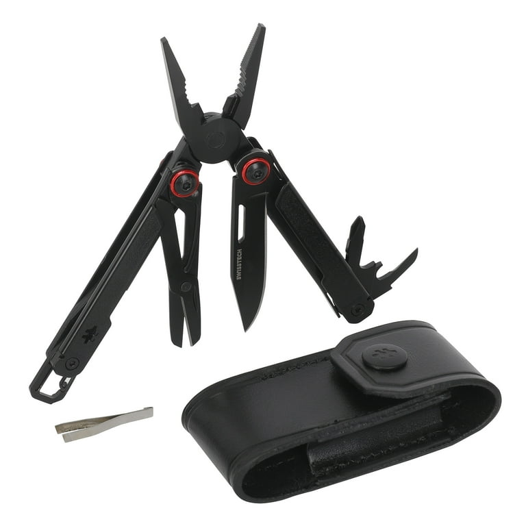 Swiss Tech Uberall 11 in 1 Folding Mini Multi Tool Ultra Compact with Leather Sheath Multi Function Walmart