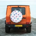 thumbnail image 3 of ZNDUO Watercolor Flower Star Abstract Pattern Spare Tire Cover, Universal Spare Tire Wheel Covers 16 inch, 3 of 8
