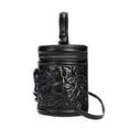thumbnail image 6 of Retro Crossbody Bag for Women Cylinder Bag PU Leather Shoulder Bag Handbag Skull Head Messengers Bag Top Handle Bag, 6 of 8