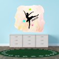 thumbnail image 3 of QUOTES - Kids Girls Bedroom Ballerina Silhouette Dream Big Lettering Art Vinyl Decoration Multicolored Stars Design Inspirational Quotes Home Wall Decal Sticker 40" x 36", 3 of 5