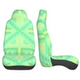 thumbnail image 4 of ZICANCN Car Seat Cover Green Geometric Pattern Car Front Seat Covers Protectors , Automotive Seat Covers for Cars Trucks Suv, 4 of 8
