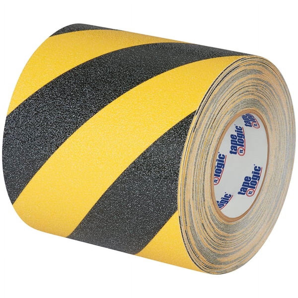 Tape Logic Heavy-Duty Anti-Slip Tape Black/Yellow 6" x 60 ft Roll