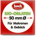 thumbnail image 2 of HOCH Back Oblaten round wafers for baking GLUTEN FREE 50mm /1 box, 2 of 2