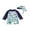 Navy Green, variant on BemeyourBBs Toddler Baby Boy Girl One Piece Swimsuit Kids Infant Bathing Suit Long Sleeve Rash Guard Half Zipper Shark Swimwear Sunhat Set UPF 50