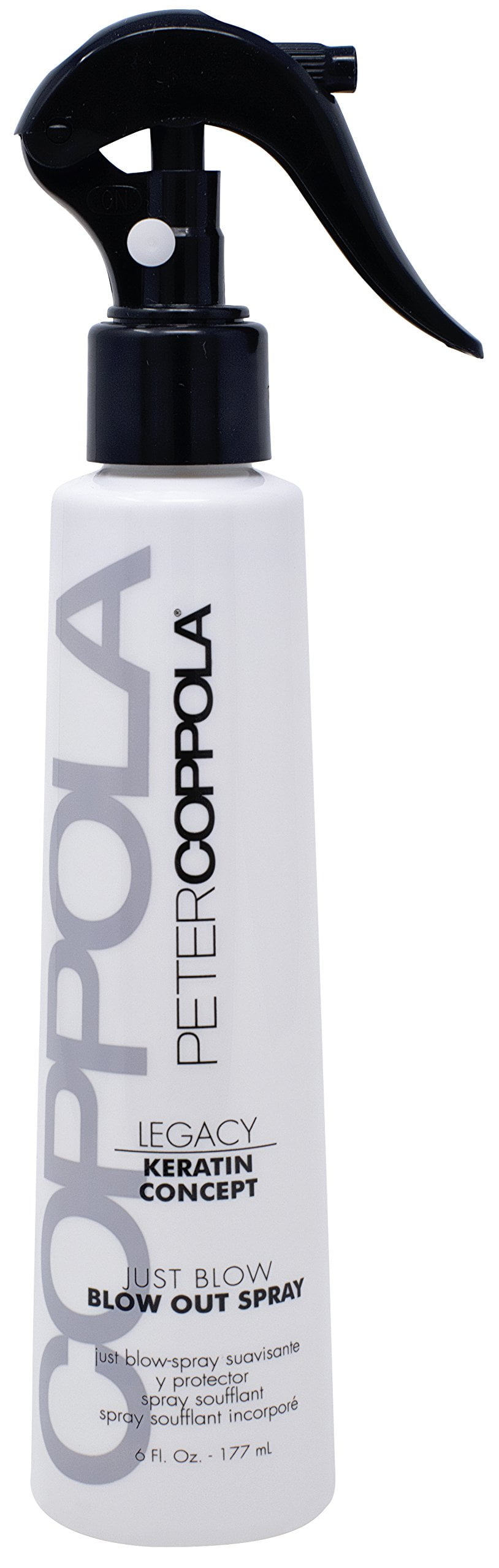 Peter Coppola Just Blow Heat Protectant Hairspray For Hair (6Oz) Reduces Blow Dry Time, Heat Protector Thermal Blowout Hairspray, Anti Frizz Keratin Treatment Finish That Smoothes & Straightens All Hair Types