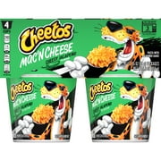 Cheetos Mac'N Cheese Pasta with Flavored Sauce Cheesy Jalapeno Flavor, 2.25 oz, 4 Count Cups