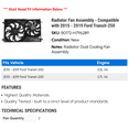 thumbnail image 2 of Radiator Fan Assembly - Compatible with 2015 - 2019 Ford Transit-250 2016 2017 2018, 2 of 2