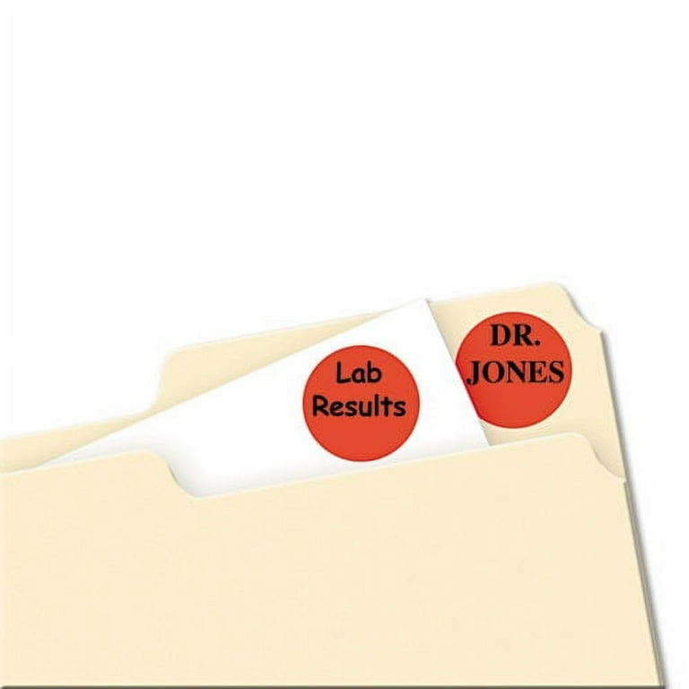 Printable Self-Adhesive Removable Color-Coding Labels, 0.75 Printable Self-Adhesive Removable Color-Coding Labels, 0.75