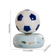thumbnail image 3 of Ceramic Rotating Soccer Ball Desk Toy – Stress Relief Fidget Spinner, Desktop Decoration, 5 Colors, Smooth Spin, for Office Home Gift, 3 of 6