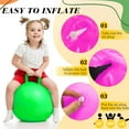 thumbnail image 4 of Kiplyki Space Hopper Ball 17in/44cm Diameter for Kids Age 3 4 5 6 7 8 9 10 11, Kangaroo Bouncer, Hop Balls for Toddler Boys Girls, Bouncy Ball with Handle, 4 of 5