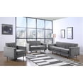 thumbnail image 4 of Meridian Furniture Lola Contemporary Velvet Loveseat in Gray, 4 of 8