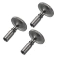 thumbnail image 1 of Unique Bargains Lamp Turn Switch Knob On/Off Replacement Twist Knobs for Lamp Socket, Black 3 Pack, 1 of 6