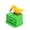 Green, variant on Dadiaei Automatic Toothpick Dispenser, Push-Type Toothpick Holder with Box, Portable Kitchen Decoration, Woodpecker Design, 1PCS (Yellow & Green)