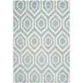 thumbnail image 2 of SAFAVIEH Chatham Graham Geometric Wool Area Rug, Blue/Ivory, 5' x 8', 2 of 7
