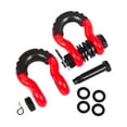 thumbnail image 1 of 2x D Cadrillados de grilletes de anillo de 3/4 "Accesorios de remolque fuera de carretera de 3/4 pulgadas para vehículo, 1 of 7