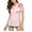 Pink, variant on ZTTD Women Maternity Short Sleeve Floral Stripe Nursing T-shirt Top for Breastfeeding Blouse
