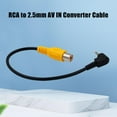 thumbnail image 6 of Female RCA to 2.5MM AV IN Cable suit Car DVR Rear View Adapter Parking K1C2, 6 of 8