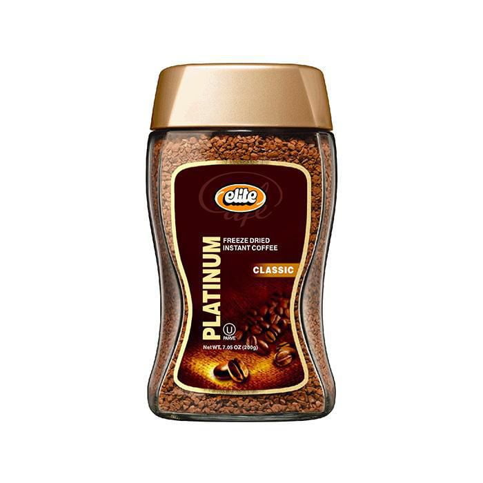 Elite Platinum Instant coffee., 200g
