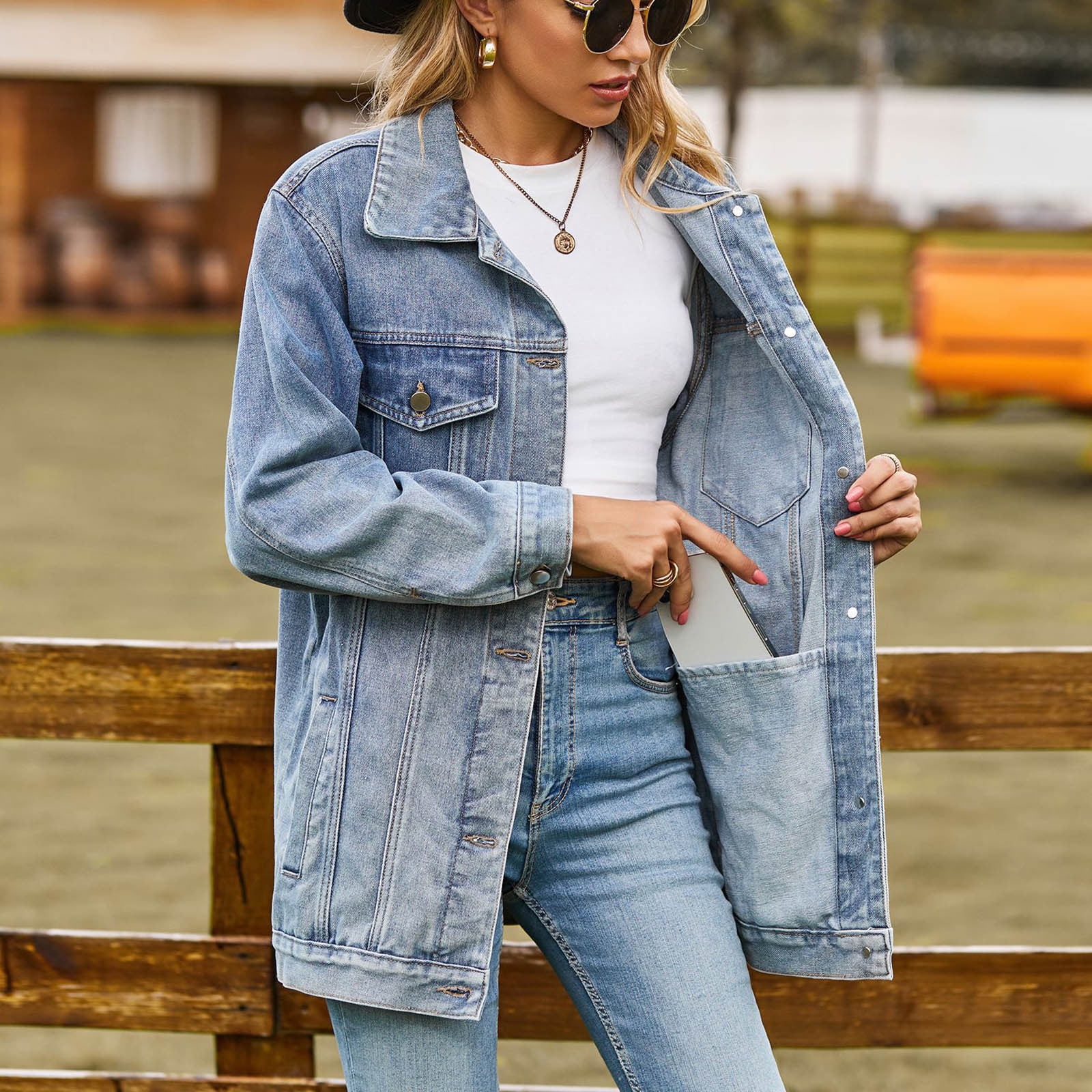 ジャケット・アウター denim over shirt jacket denim baggy pant Buy Women's Denim Shirt Jacket for USD 94.00 | Silver Jeans
