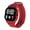 Red, variant on Soumake C3-12 Electronic Watch Luminous Life Waterproof Square Dial LED Spaceman Sports Men Women Digital Watch for Student