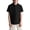 1# Black, variant on Kids Boys Short Sleeve School Uniform Pique Polo Shirts 6-11 Years Black