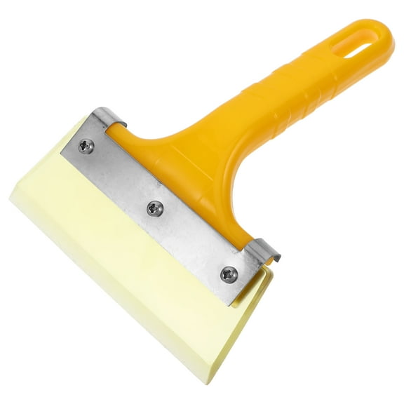 WORGEOUS Car Glass Scraper Multi-Purpose Squeegee Snow Removal Scraper Tool Portable Window Cleaning Brush Scraping Wiper Shower Squeegee Window Squeegee