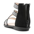 thumbnail image 5 of DREAM PAIRS Girls Gladiator Sandals with Zipper Strappy Sandals Toddler/Little Kid/Big Kid, 5 of 6