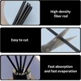 thumbnail image 3 of 200pcs Short Black Reed Diffuser Sticks - 14cm x 3.0mm Fragrance Refills, Trim to Fit Any Bottle, High-Density Fiber for Home & Office, 3 of 5