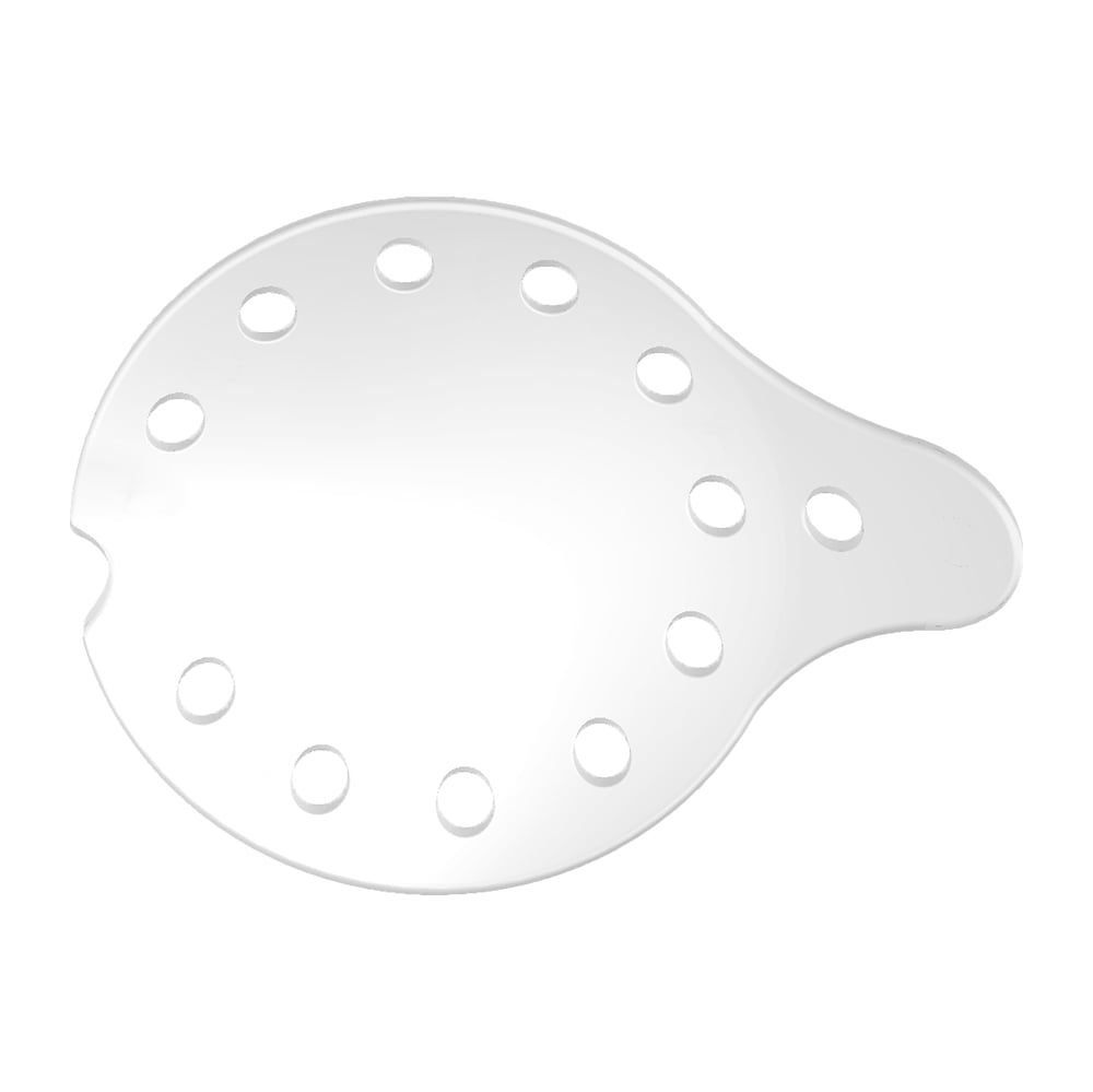 Optego Clear, Vented Polycarbonate Eye Shields, Universal Left or Right Eye, 2/Pk