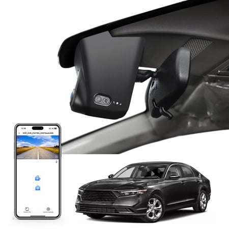 Mangoal 4K Dash Cam Starvis Sensor for Honda Accord Gen11 2023 2024 2025 2026 & Hybrid, Integrated OEM Look, UHD 2160P Video, WiFi & App, GPS, 64GB Card