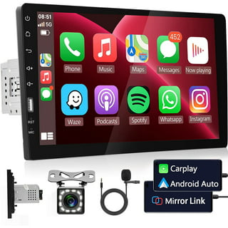 Android 8.1 Radio de coche retráctil GPS WiFi Autoradio 1 DIN 7 '' pantalla  táctil coche multimedia reproductor MP5 Bluetooth Radio estéreo FM AUX USB