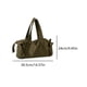 thumbnail image 4 of Bolso Lindo Lazo Hombro Tote De Nylon De Moda Axila Para Mujer Verde, 4 of 6