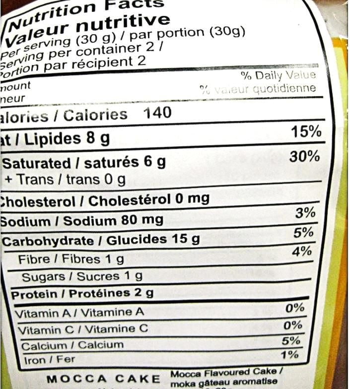 Regent Mocca Flavoured Cake x , Sponge Cake