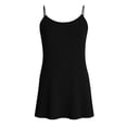 thumbnail image 3 of FRSASU Women'S Plus Size Nightgown Sleeveless Sleepwear Crew Neck Adjustable Spaghetti Strap Sleep Dress Slip Night Dress Summer Dresses for Women Short Black, 3 of 6