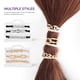 thumbnail image 4 of 6 piezas de pulseras para el pelo, gomas elásticas para el pelo para mujeres y niñas, 4 of 5