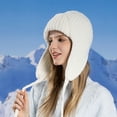 thumbnail image 3 of Landzoo One Winter Outdoor Cold Proof And Warm Knitted Wool Hat Fashion Versatile Cover Hat Warm Stylish Hats, 3 of 5