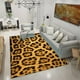 thumbnail image 5 of Alfombra para sala de estar, completamente alfombrada, para dormitorio, cocina, sofá, mesa de café, tapete con estampado de leopardo de color claro, rectangular, simple, completamente alfombrada, 5 of 5