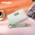 thumbnail image 4 of Wrangler Wallet Purse for Women Gradient Wristlet Wallet with Credit Card Holder, Light Green, 4 of 7