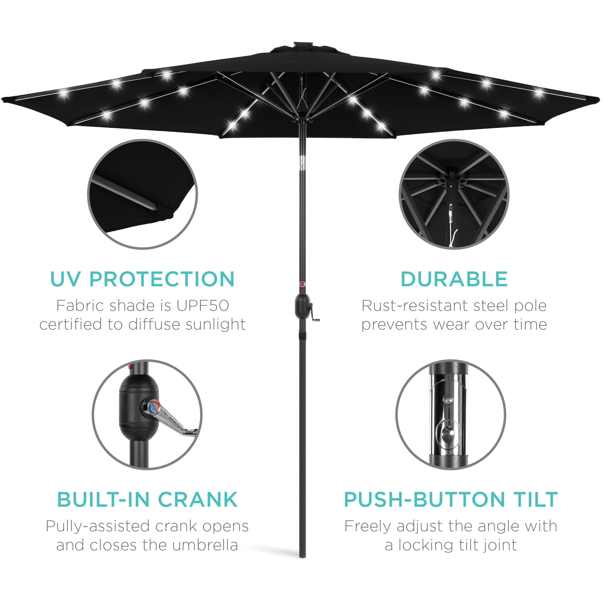 best choice solar umbrella