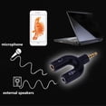 thumbnail image 5 of Adaptador divisor en U de 2 vías para auriculares con conector de audio estéreo de 3,5 mm Hugtrwg Para estrenar, 5 of 5