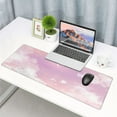 thumbnail image 2 of Pink Pastel Moon Mouse Pad XL Large Gaming Mouse Pad Long Desk Pad Mousepad, 31.5 X 11.8 Inch, 2 of 6