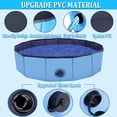 thumbnail image 3 of duomi-Dog Bath Pool, Portable Foldable PVC Pet Swimming Pool Bathing Tub Paddling Pool for Large Pets Dogs Cats (Blue 80 * 30), 3 of 4