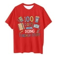 thumbnail image 4 of EHQJNJ T-Shirt Blanc pour Filles, Mode Décontractée pour Enfants, Imprimé, Col Rond, Manches Courtes, Haut d'Été, 4 of 4