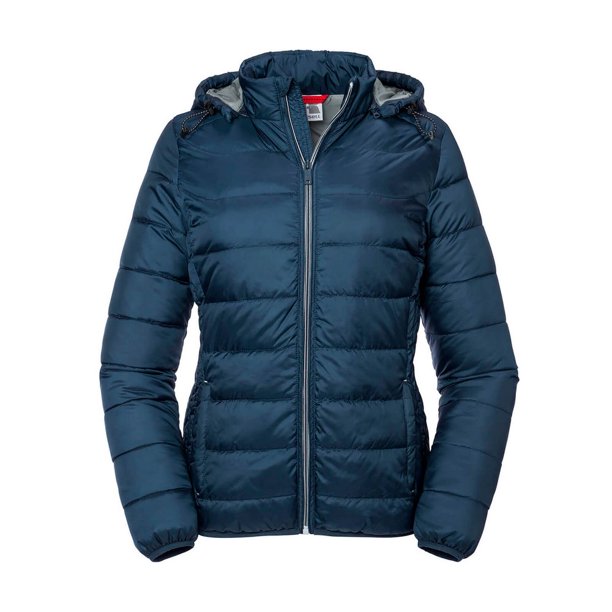 Russell - Chaqueta Acolchada Nano Con Capucha para Mujer (Marino French) Russell UTBC4666_frenchnavy