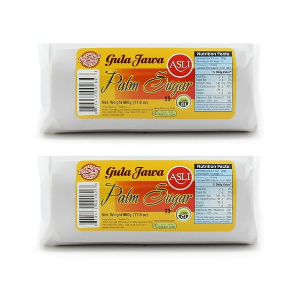 Asli Gula Jawa Big - 17.6 oz [Pack of 2]