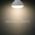 thumbnail image 3 of Luxrite BR40 LED Flood Light Bulbs, 14W=85W, 3500K Natural White, Dimmable, 1100 Lumen, E26 Base, UL Listed 10-Pack, 3 of 8
